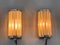 Italian Chrome & Glass Wall Lamps, 1940s, Set of 2 2