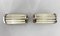 Italian Chrome & Glass Wall Lamps, 1940s, Set of 2, Image 7