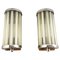 Italian Chrome & Glass Wall Lamps, 1940s, Set of 2, Image 1