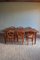 Antique Dining Table with Chairs, Set of 7, Image 9