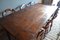 Antique Dining Table with Chairs, Set of 7, Image 3