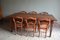 Antique Dining Table with Chairs, Set of 7 1