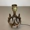 Brutalist Modern Bronze Table Light by Michael Harjes, Germany 1960s 10