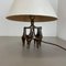 Brutalist Modern Bronze Table Light by Michael Harjes, Germany 1960s 5