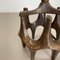 Brutalistische Moderne Tischlampe aus Bronze von Michael Harjes, Deutschland 1960er 11