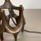 Brutalist Modern Bronze Table Light by Michael Harjes, Germany 1960s 12
