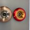 Multicolor Pop Art Donut Disc Wall Lights, Germany, 1960s, Set of 3, Image 5