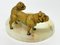 Bulldogs de bronce sobre base de ónice atribuidos a Vrai, Francia, años 20, Imagen 4