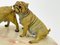 Bulldogs de bronce sobre base de ónice atribuidos a Vrai, Francia, años 20, Imagen 7