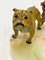 Bulldogs de bronce sobre base de ónice atribuidos a Vrai, Francia, años 20, Imagen 9