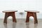 Tavolini da caffè Mid-Century in quercia, set di 2, Immagine 8