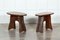 Mid-Century Oak Coffee Tables, Set of 2 3