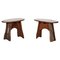 Mid-Century Oak Coffee Tables, Set of 2 1