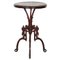 19th Century French Mahogany & Cast Iron Side Table, 1880s 1
