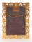 Espejo florentino italiano antiguo de madera dorada, siglo XIX, Imagen 8