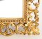 Espejo florentino italiano antiguo de madera dorada, siglo XIX, Imagen 5