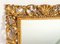 Espejo florentino italiano antiguo de madera dorada, siglo XIX, Imagen 6