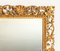 Espejo florentino italiano antiguo de madera dorada, siglo XIX, Imagen 7