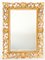 Espejo florentino italiano antiguo de madera dorada, siglo XIX, Imagen 11