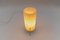 Petite Lampe de Bureau Tripode Mid-Century en Laiton et Granulés, 1960s 3