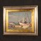 Seascape Painting, Oil on Board, 1967, Oil, Framed 5