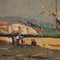 Dipinto di paesaggio marino, Olio su tavola, 1967, Olio, Incorniciato, Immagine 7