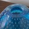 Turquoise Cuffed Murano Glass Vase from Nasonmoretti, Italy, Image 8