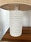 Italienische Mid-Century Lampen aus weißer emaillierter Keramik, 1970er, 2er Set 6