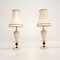 Italian Ceramic Table Lamps, 1950s, Set of 2 3
