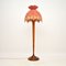 Art Deco Floor Lamp in Walnut, 1930s 2