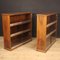 Italian Bookcases in Walnut, 1960s, Set of 2 3