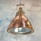 Lámpara colgante industrial grande de cobre y latón, 1970, Imagen 4
