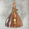 Large Copper & Brass Industrial Ceiling Pendant, 1970 3