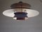 Lampada da soffitto Ph 5/6 lavanda di Poul Henningsen per Louis Poulsen, Immagine 3