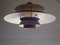 Lavender Ph 5/6 Ceiling Light by Poul Henningsen for Louis Poulsen 3