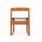 Vintage Wood & Skai Chairs, 1960s, Set of 6 27