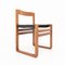 Vintage Wood & Skai Chairs, 1960s, Set of 6 23