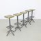 Vintage Industrial Bar Stools, 1970s, Set of 5 1