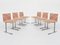 Chairs in Original Missoni Fabric by Giovanni Offredi for Saporiti, Italy, 1971, Set of 6, Image 1