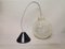 Mid-Century Portuguese Clear Crystal Glass Pendant Lamp, 1960s, Image 3