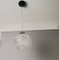 Mid-Century Portuguese Clear Crystal Glass Pendant Lamp, 1960s 2