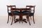Biedermeier Round Dining Table and Chairs, 19th Century, Set of 5, Image 7