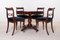 Biedermeier Round Dining Table and Chairs, 19th Century, Set of 5, Image 5