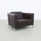 Lounge Chair in Leather and Steel from Moroso, 2000s 1