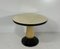 Italian Art Deco Style Parchment, Black Lacquer and Gold Leaf Coffee Table, 1980s, Image 3