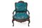 Armchair with Footstool, France, 1880s, Set of 2, Image 18