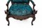 Armchair with Footstool, France, 1880s, Set of 2 17