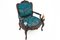 Armchair with Footstool, France, 1880s, Set of 2, Image 4