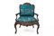 Armchair with Footstool, France, 1880s, Set of 2, Image 11