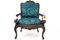 Armchair with Footstool, France, 1880s, Set of 2 3